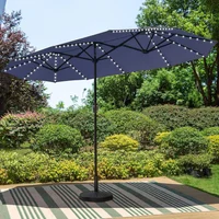 Sombrilla Grande de Patio de 396.24 cm Doble Cara