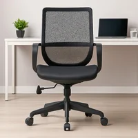 Silla De Escritorio Negra Clovercol Earth Nylon