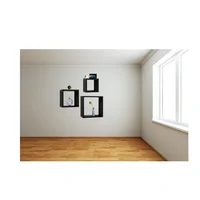 Set x3 Cubos Repisas Flotantes Decoración Minimalista