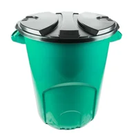 Tanque Plástico Multiusos 120l - Almacenar Agua O Basurero Verde