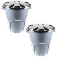 Combo X2: Tanque Plástico Multiusos 120l - Almacenar Agua Gris