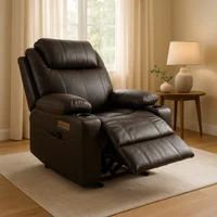 Tv Novedades Sillon Elevador Masajeador Reclinable Stand Up Seat Ultra Negro