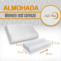 Almohada Espuma Cervical Suave 60X11 Cm