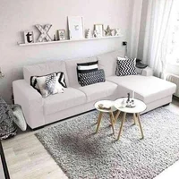 Sala Moderna Viking 240X80X90Cm Blanco Ecocuero