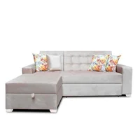 Sala Moderna Carthweels 240X80X90Cm Gris Ecocuero