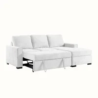 Sala Moderna Sinagoga 260X80X90Cm Blanco Microfibra