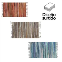 Tapete De Baño Dhurrie Tarragona 50X80 Cm Color Surtido