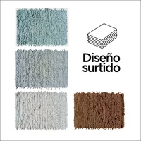 Tapete De Baño Shaggy Loop 40X60 Cm Color Surtido