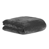 Cobija Flannel Embozada Chevron 140x200 Cm 250gr Gris Asfalto ...