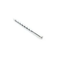 Clavo Acero Estriado Helicoidal 2 1/2Pg 6Und