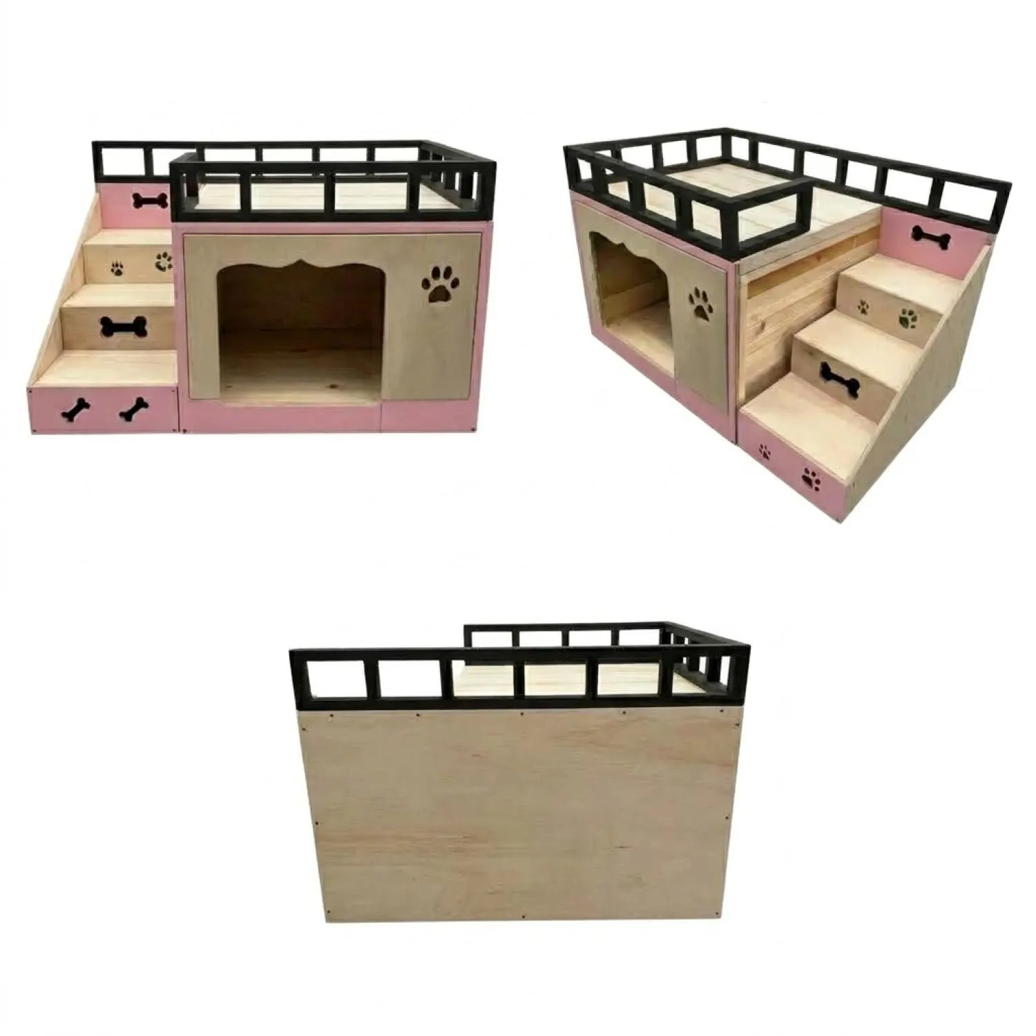 Casa En Madera Pino Fresh Terraza Perro Rosada 4