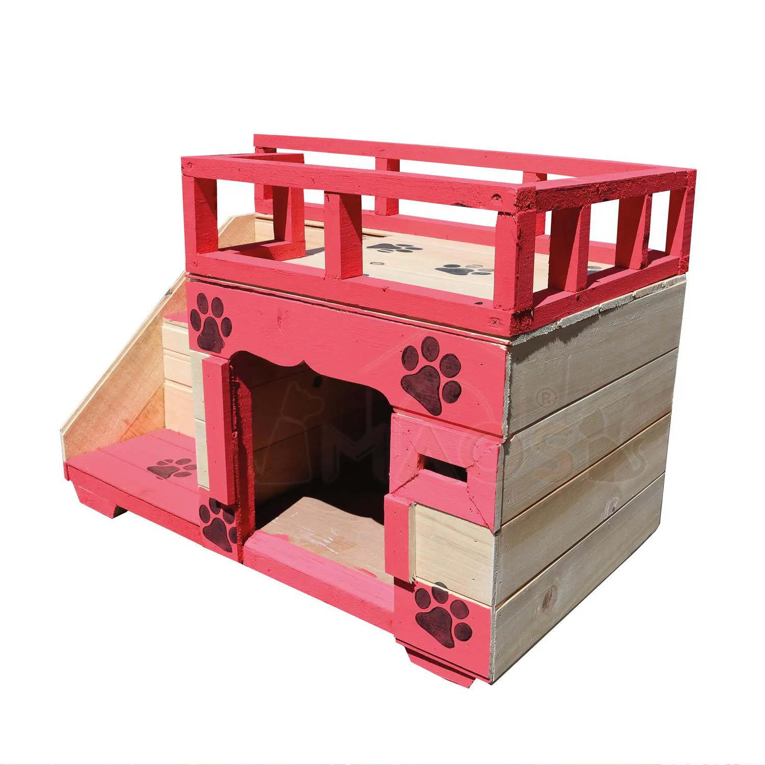 Casa En Madera Pino Fresh Terraza Perro Rosada 6