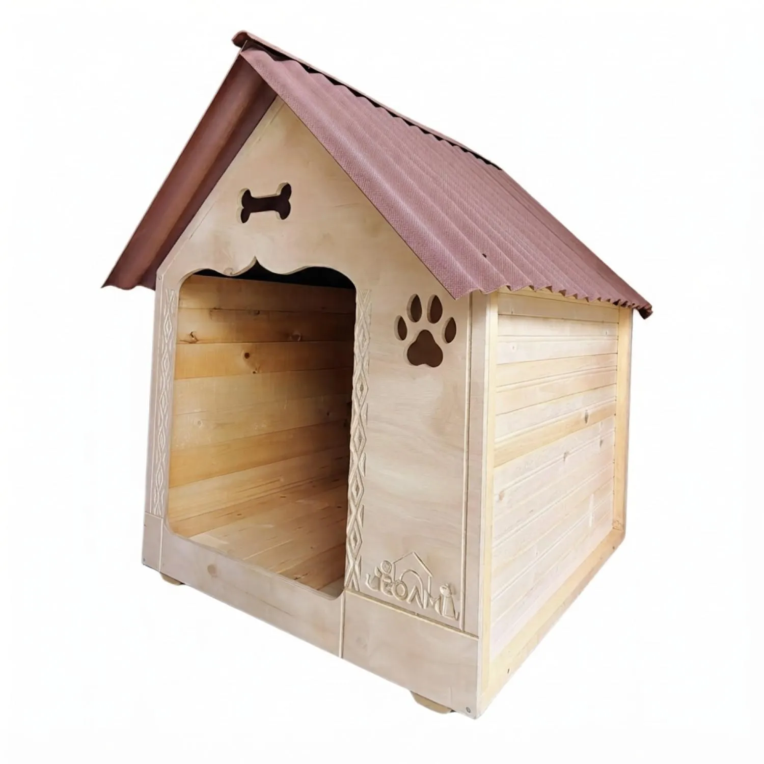 Casa En Madera Pino Grande Perro