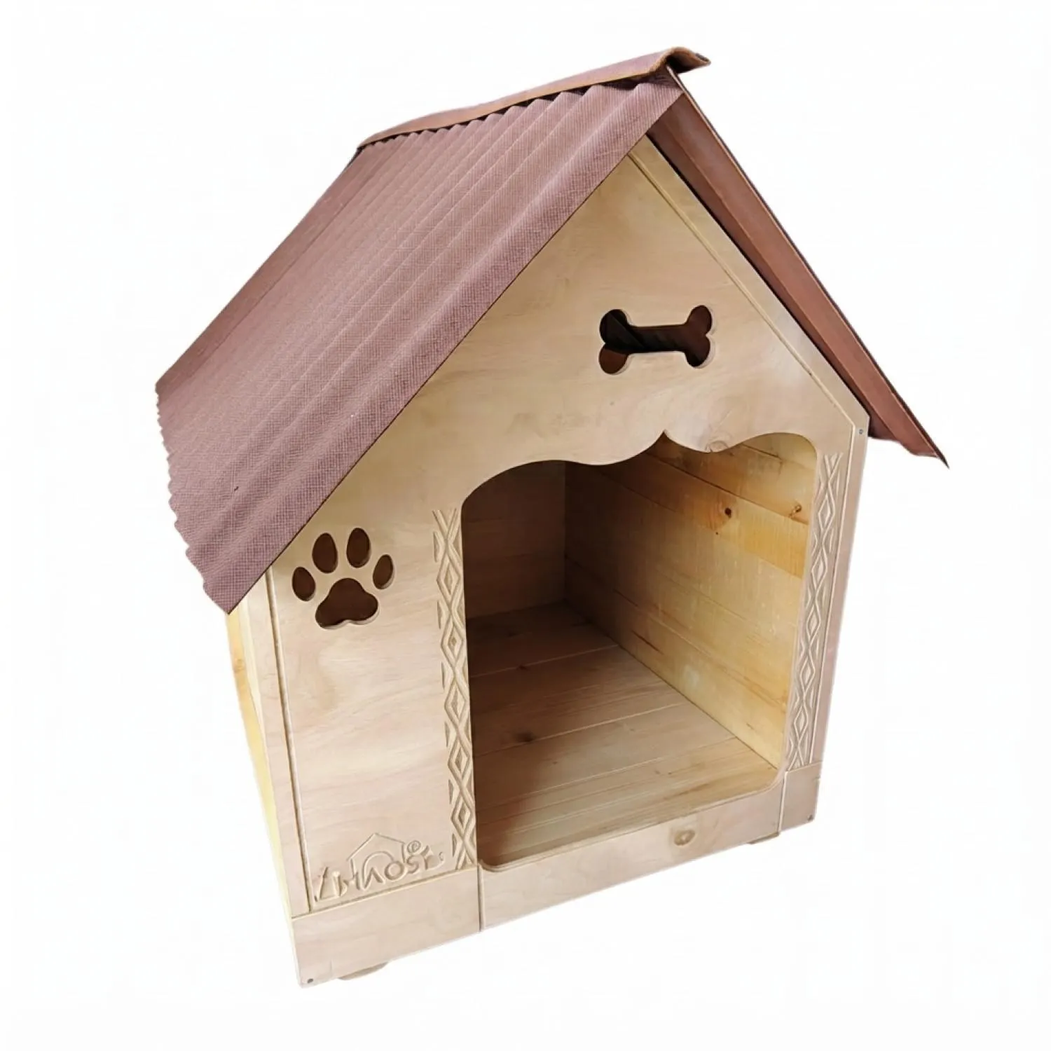 Casa En Madera Pino Grande Perro