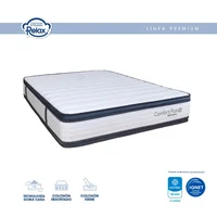 Colchón Relax Doble 140x190x26cm Confort Plus Doble Pillow Top