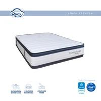Colchón Relax Semidoble 120x190x26cm Confort Plus Doble Pillow Top