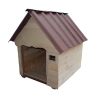 Casa En Madera Pino Mediana Perro