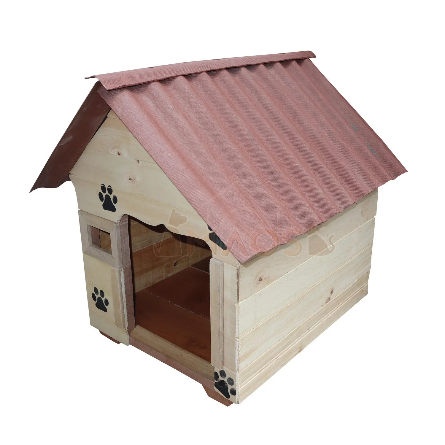Casa En Madera Pino Pequeña Perro 6
