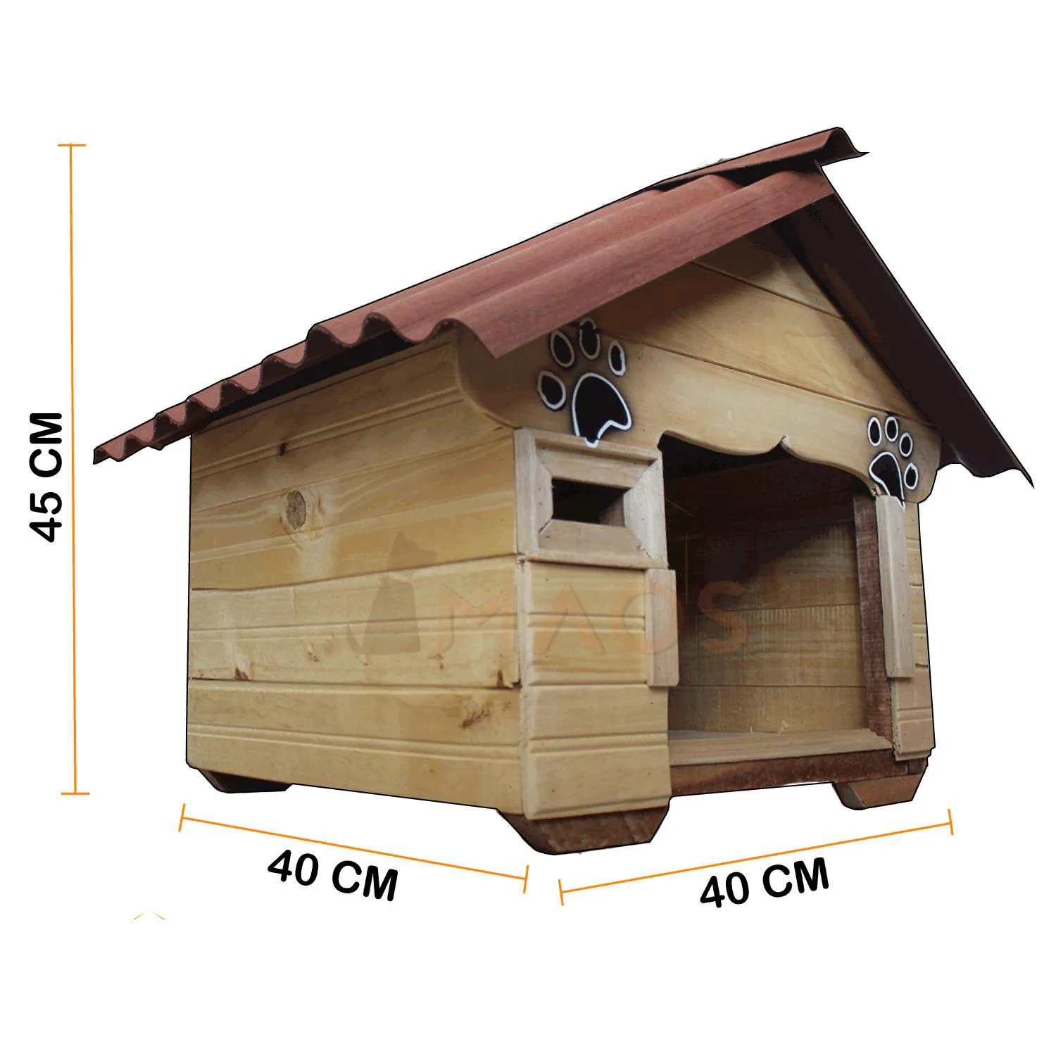 Casa En Madera Pino Pequeña Perro