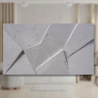 Pared Panel Concreto Deco Dubai Coralino 60X34Cm Blanco .40 M2