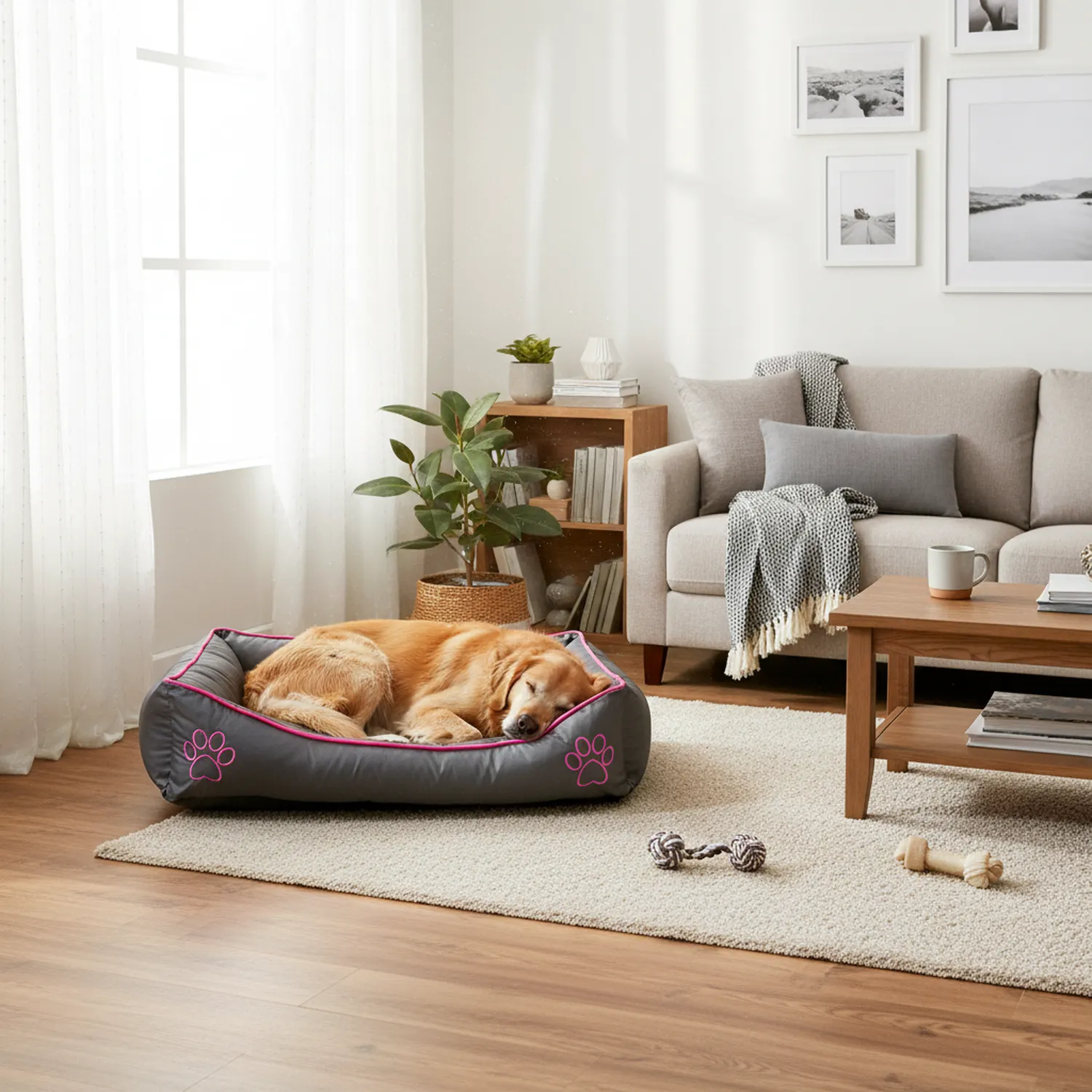 Cama Soft Polar Grande Fucsia 5