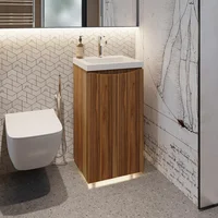 Mueble De Baño Davinci A Piso Gracia Con Lavamanos Oslo 48X43 Cm