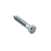 Tornillo Tirafondo Zinc 3/8X2Pg 1Und