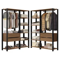 Closet Valencia 358 cm Marrón/negro 04