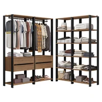 Closet Valencia 358 cm Marrón/negro 03