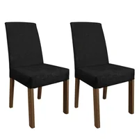 Set x2 Sillas de Comedor 4255 Marrón/oxford