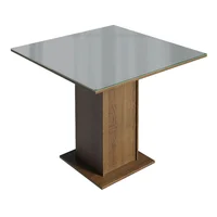 Mesa de Comedor Cuadrada 5363 Marrón/gris