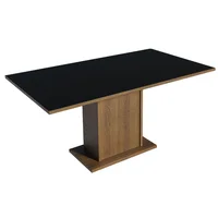 Mesa de Comedor Rectangular 5275 Marrón/negro