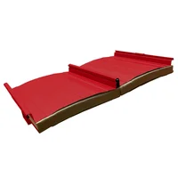 Cubierta Sándwich 33.3 cm Ancho Aluzinc de 0.50 mm Pintura Poliéster Fuego Aislam Poliuretano de 30mm