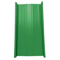 Cubierta Metálica 25 cm Ancho Aluzinc de 0.50 mm Pintura Poliéster Verde Primavera
