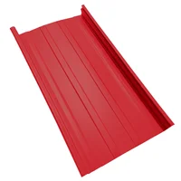Cubierta Metálica 25 cm Ancho Aluzinc de 0.50 mm Pintura Poliéster Fuego