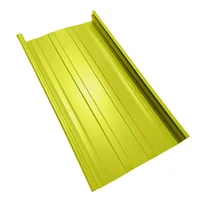 Cubierta Metálica 25 cm Ancho Aluzinc de 0.50 mm Pintura Poliéster Pistacho