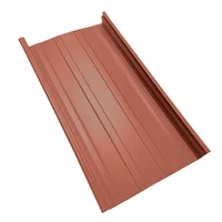 Cubierta Metálica 25 cm Ancho Aluzinc de 0.50 mm Pintura Poliéster Óxido Corten