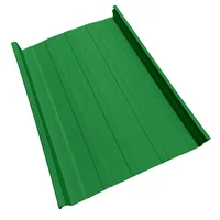 Cubierta Metálica 33.3 cm Ancho Aluzinc de 0.50 mm Pintura Poliéster Verde Primavera