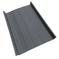 Cubierta Metálica 33.3 cm Ancho Aluzinc de 0.50 mm Pintura Poliéster Aluminio Medio