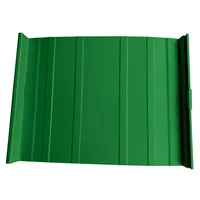 Cubierta Metálica 50 cm Ancho Aluzinc de 0.50 mm Pintura Poliéster Verde Primavera