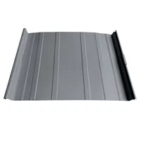 Cubierta Metálica 50 cm Ancho Aluzinc de 0.50 mm Pintura Poliéster Aluminio Oscuro
