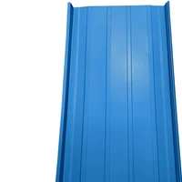 Cubierta Metálica 52.5 cm Ancho Aluzinc de 0.50 mm Pintura Poliéster Azul Colonial