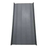 Cubierta Metálica 52.5 cm Ancho Aluzinc de 0.50 mm Pintura Poliéster Aluminio Oscuro