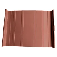 Cubierta Metálica 50 cm Ancho Aluzinc de 0.50 mm Pintura Poliéster Óxido Corten