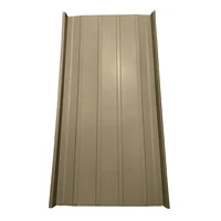 Cubierta Metálica 52.5 cm Ancho Aluzinc de 0.50 mm Pintura Poliéster Arena