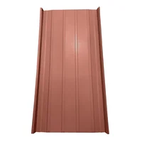 Cubierta Metálica 52.5 cm Ancho Aluzinc de 0.50 mm Pintura Poliéster Color Óxido Corten