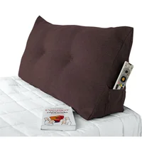 Cojín Tv De Lectura Cama King Marrón