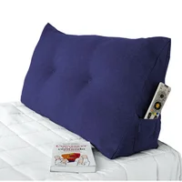 Cojín Tv De Lectura - Cama King - Azul