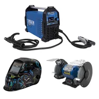 Soldador Inversor MMA 160A + Careta + Esmeril Elite