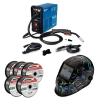 Soldador Inversor Multipropósito 130A + Careta + 5 Rollos Sold Elite